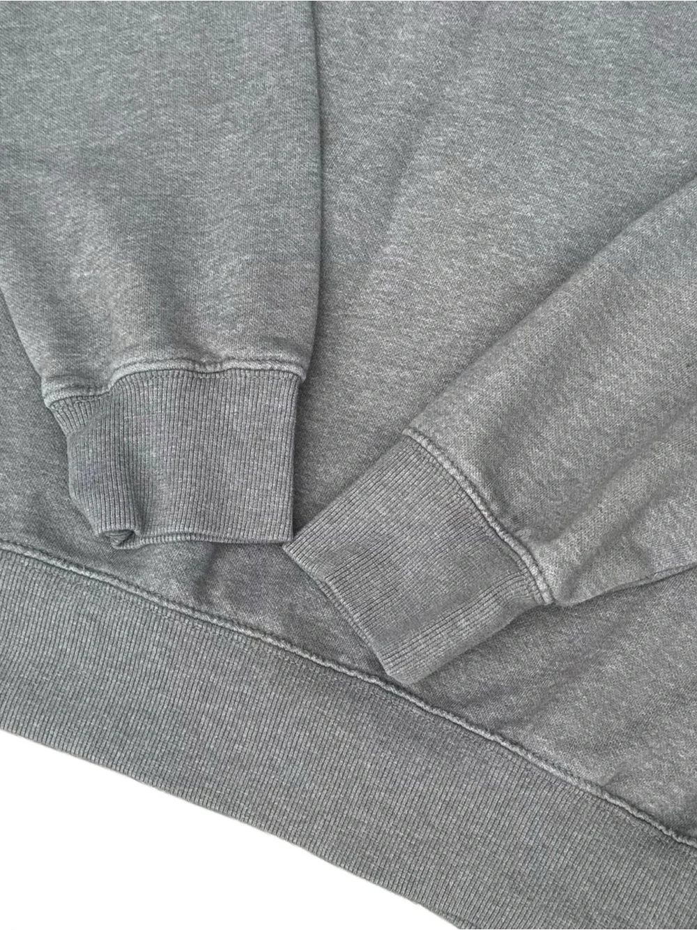 The North Face Men’s M Streetwear Gray Logo Pullover Hoodie Sweatshirt TNF